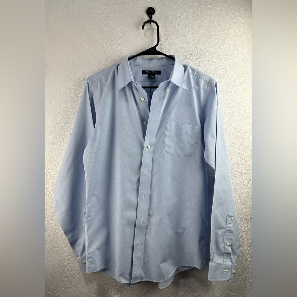Brooks Brothers Men’s Blue Button Down Dress Shirt Size 20